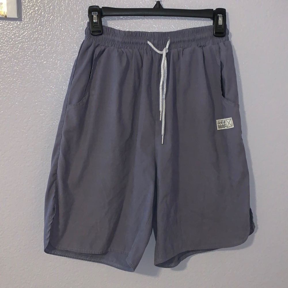 Romwe grey super soft casual pull on shorts